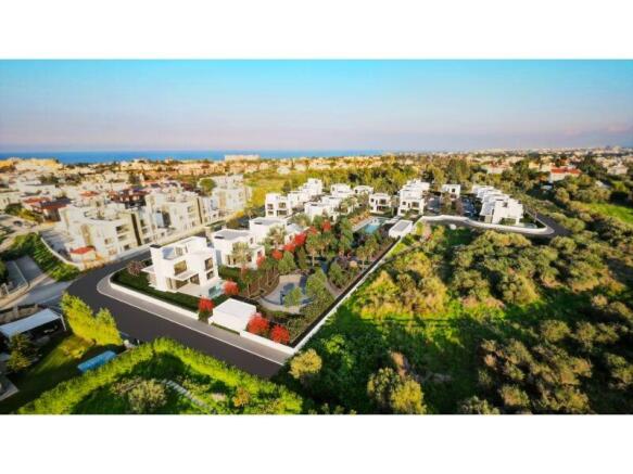 Arial view of site