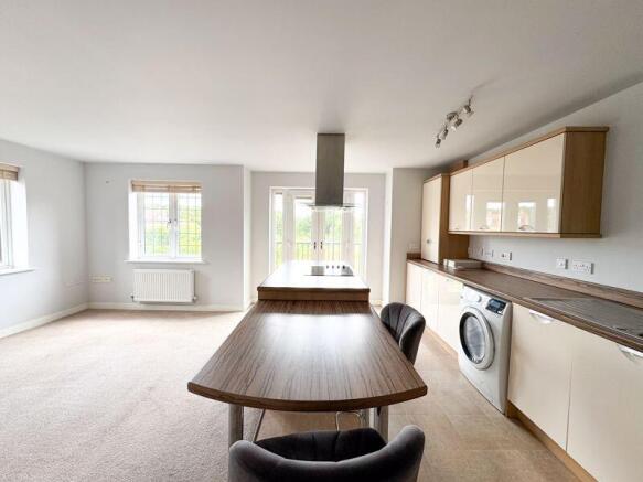 Kitchen diner living view 2