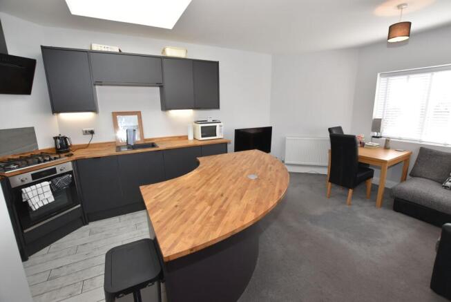 Open plan reception Room & Kitchen