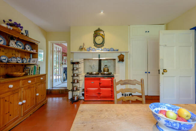 Kitchen with Aga