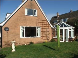 Rear of the property