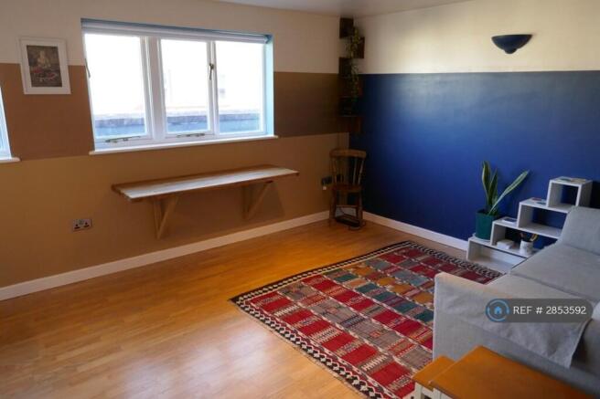 Living Room With Fold-Away Table