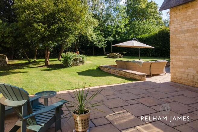 Gardens, Yew Tree Cottage, Northborough
