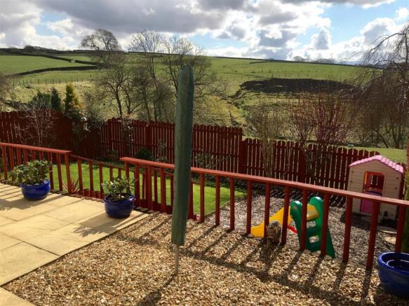 Rear patio & garden