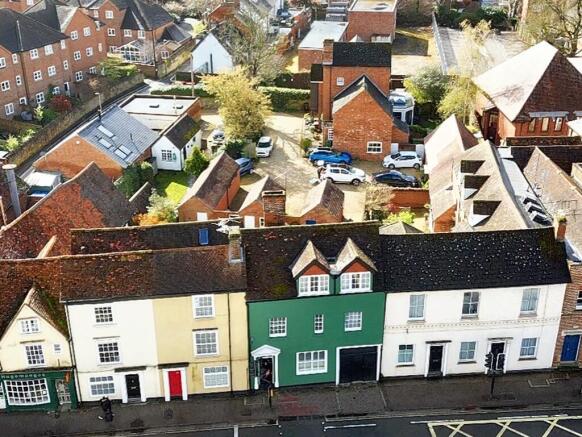 Aerial shot front