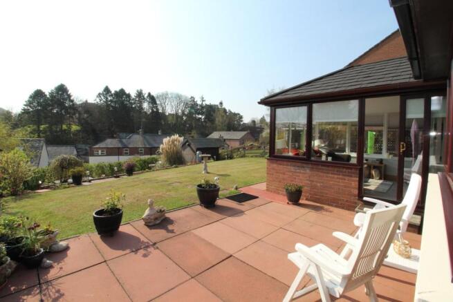 Rear patio