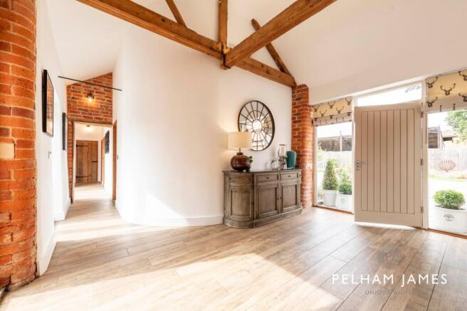 Entrance Hall, The Stables, 4 Grange Farm Barns, Hougham
