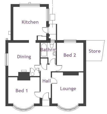 Existing floor plan