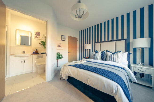Show home master bedroom