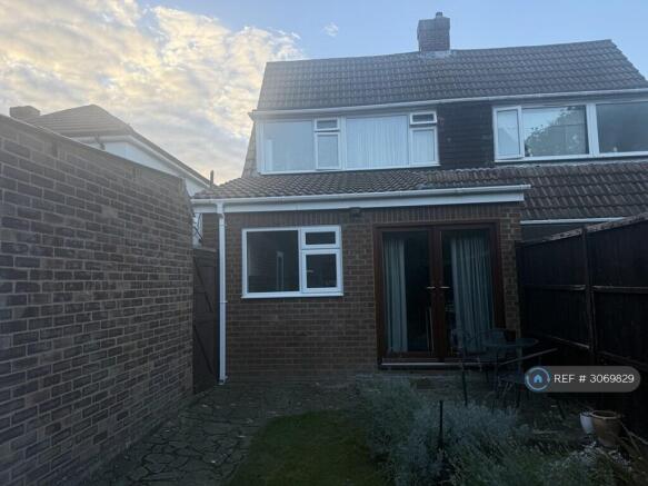 Rear View, Kitchen Extension And The Garage