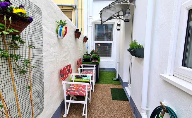 Rear garden
