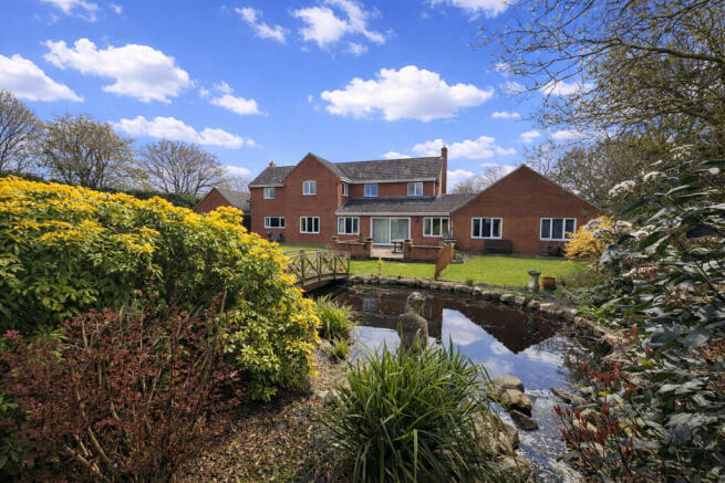 Tranquil garden w...