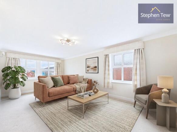 Digitally Staged Lounge