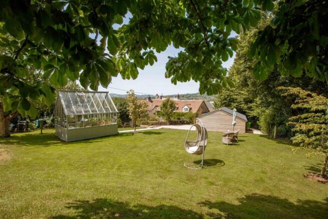 Garden view towards house