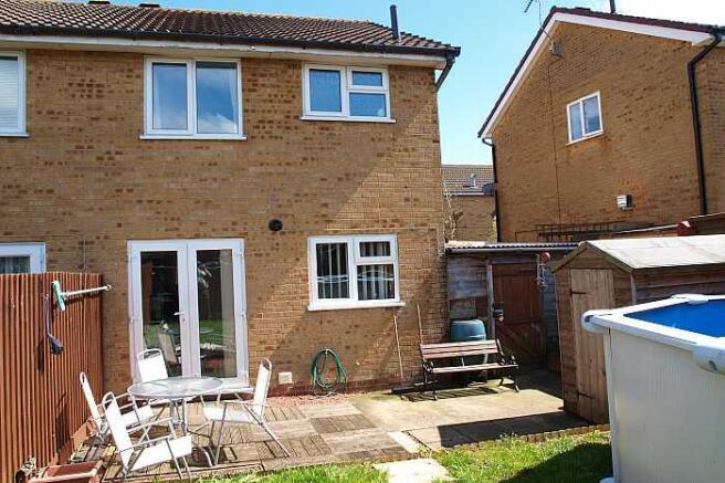 rear of property