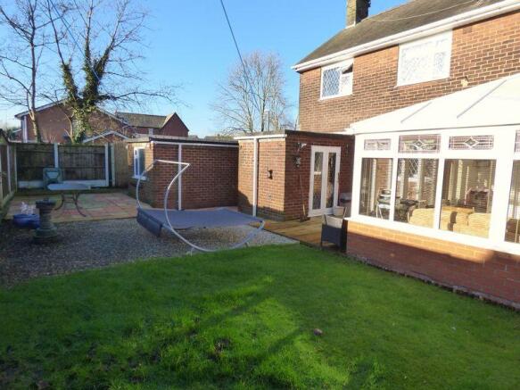 Rear of Property