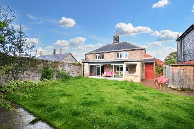 Farley Cottage rear elevation and garden