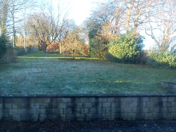 Garden to the rear of the property