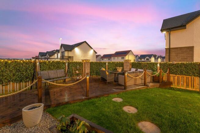 Twilight Rear Garden