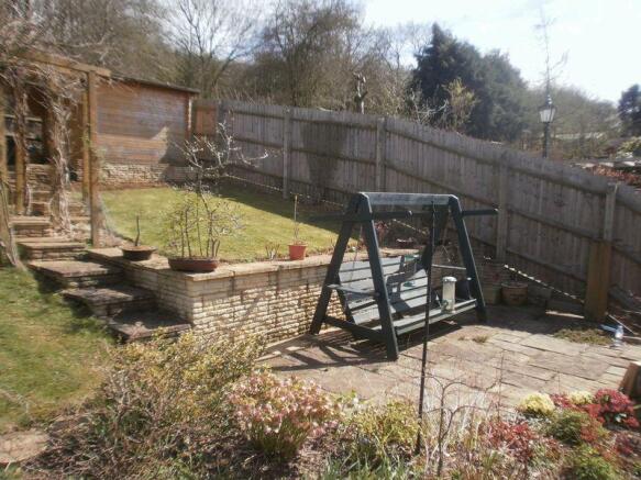 Rear garden and...