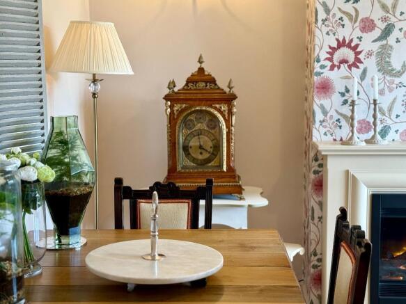 Dining area in sitting room