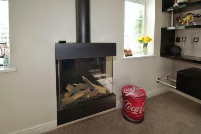 Feature fireplace