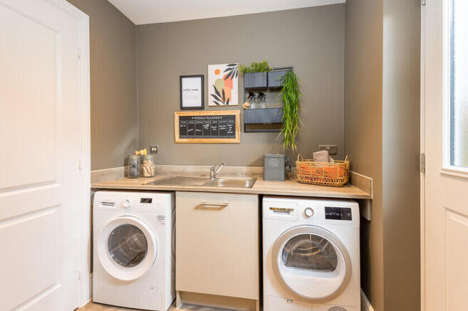 Utility room in the Oxford Lifestyle