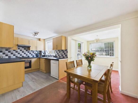Dining Kitchen (Virtually Furnished)