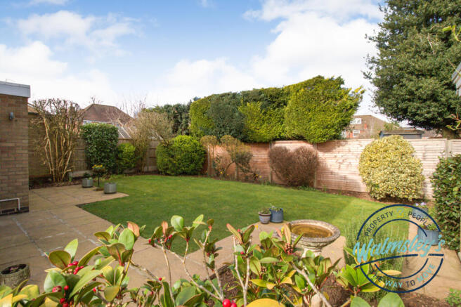 Rear gardens from side entrance