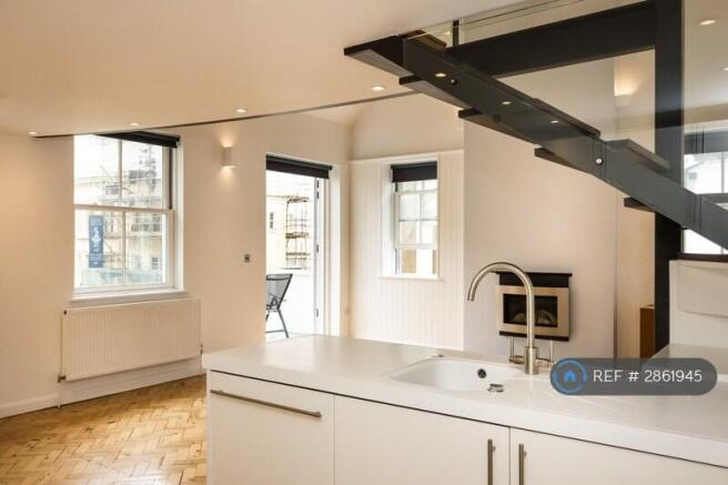 Kitchen Looking Into Living Room