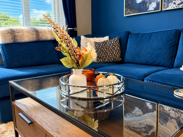 Autumnal Tray in a Cozy Blue Living Room.png