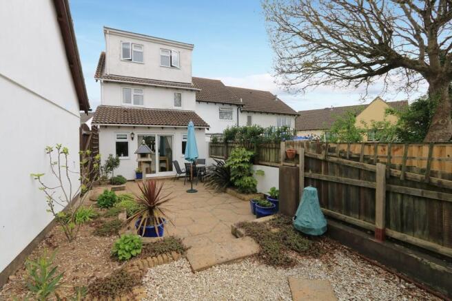 Rear of property