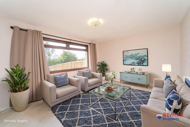 Virtually Staged Lounge