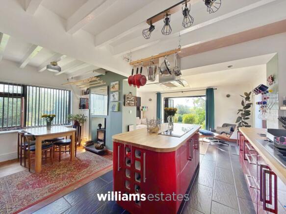 Kitchen/Dining/Living Space