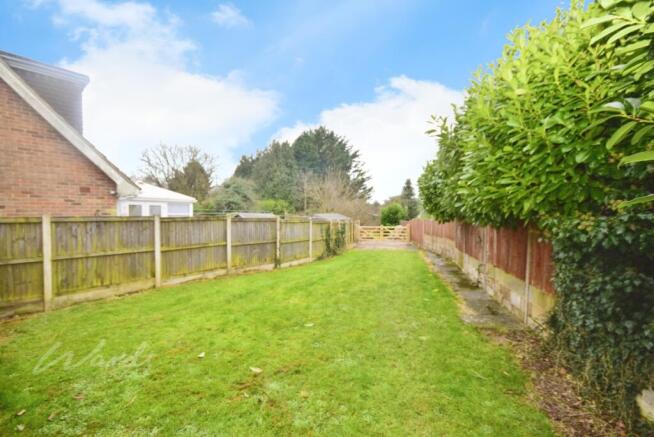 Rear garden