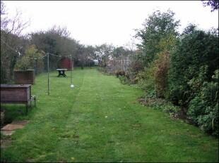 Large rear garden
