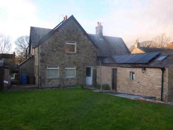 Rear of the house