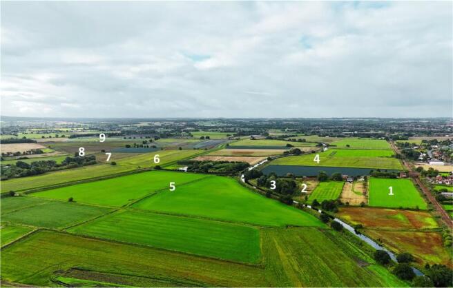 Lotted Aerial Image