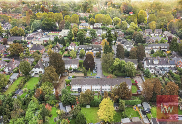 Aerial View of Property & Surrounding Area