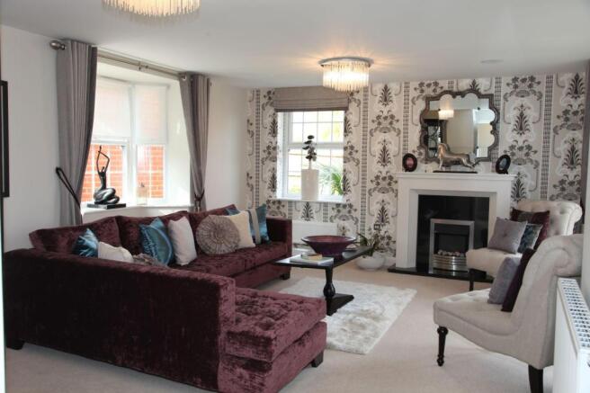 Moorecroft sitting room