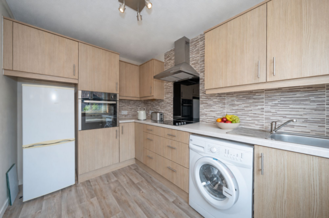 Virtually Staged Kitchen