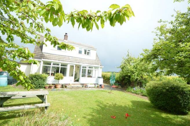 Rear of property