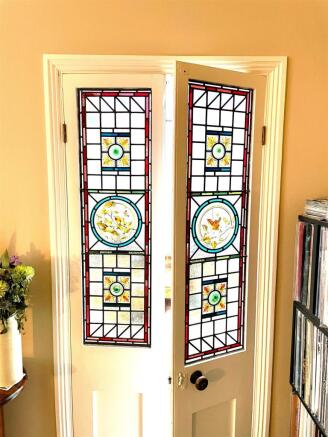 Stained Glass Doors