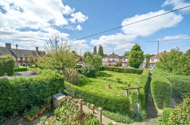 View to communal field