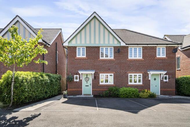 3-bed semi-detached on 20 Silk Rose Drive, Macclesfield, Cheshire, SK11 7HR, £295,000