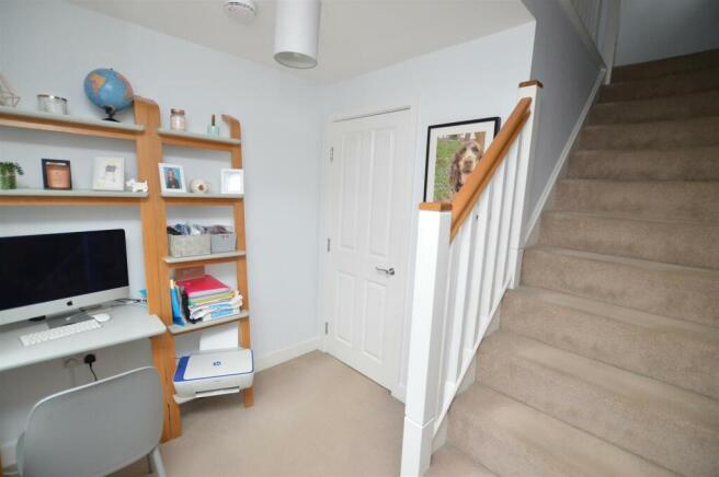 The first floor landing leading to the second floo