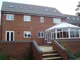 Rear of property