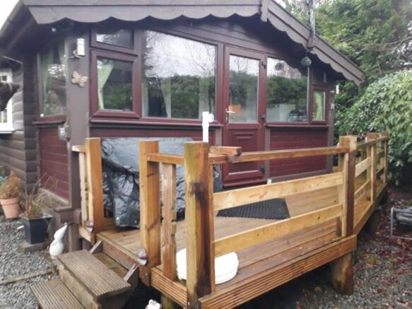 Exterior of Holiday Lodge at Trawsfynydd Holiday V
