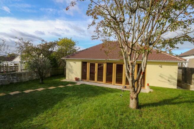 Rear of property