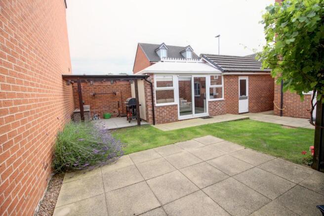 Rear garden from patio